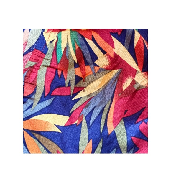 The Korner Midi Women's Open Back Multicolored Dress, Short Sleeve, Size M - Picture 6 of 6